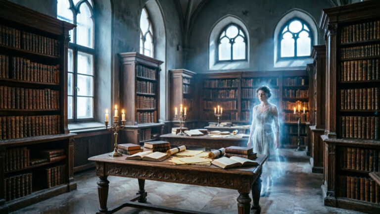 Liceul Carmen Sylva — Fantoma din Vechea Bibliotecă