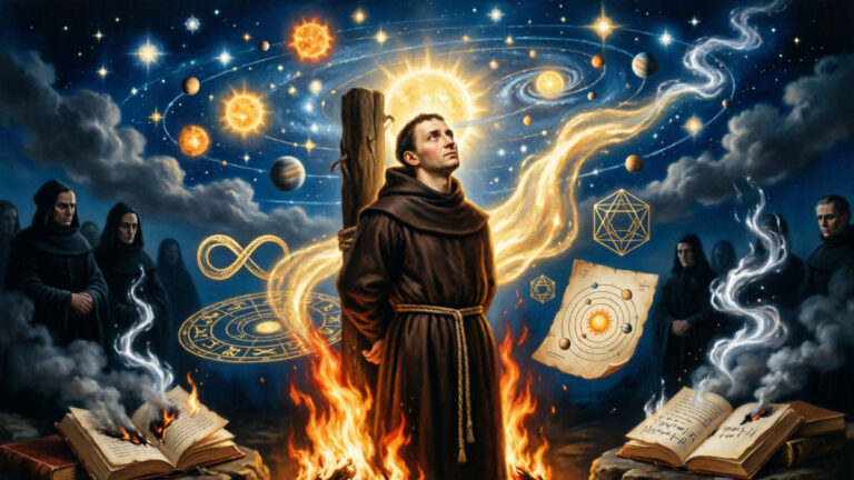 Giordano Bruno — Filosoful Ars pe Rug pentru că a Văzut Infinitul