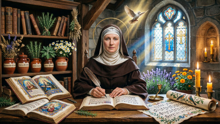 Hildegard von Bingen — Vizionara care a Vorbit cu Dumnezeu și a Vindecat cu Plante